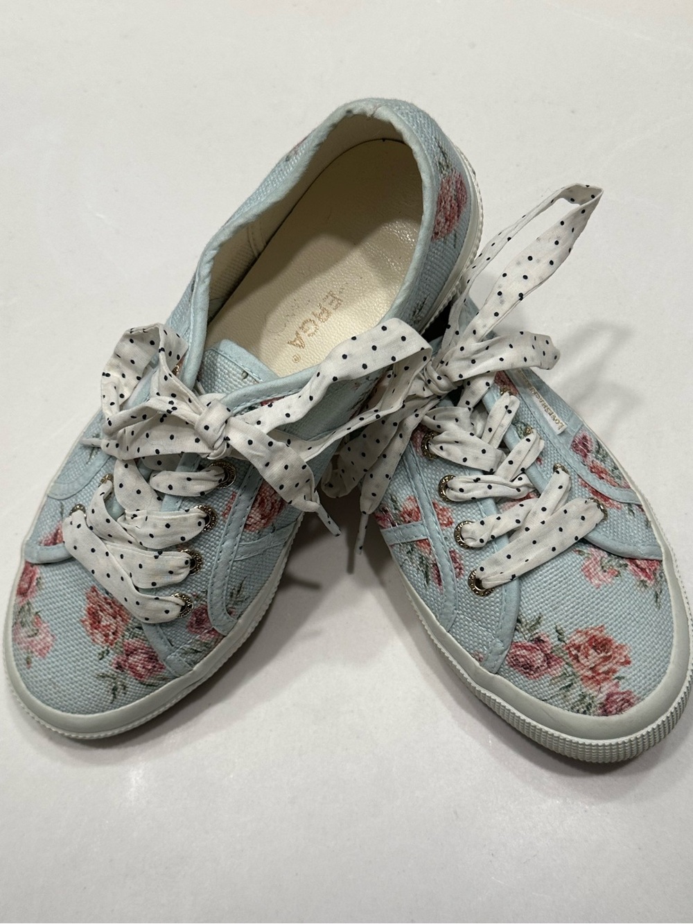 Feminine Floral Sneakers